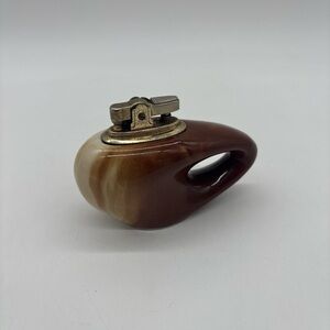Vintage Enesco Brown and Cream Table Lighter